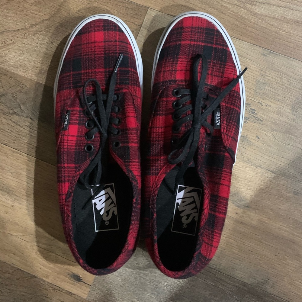 Plaid vans